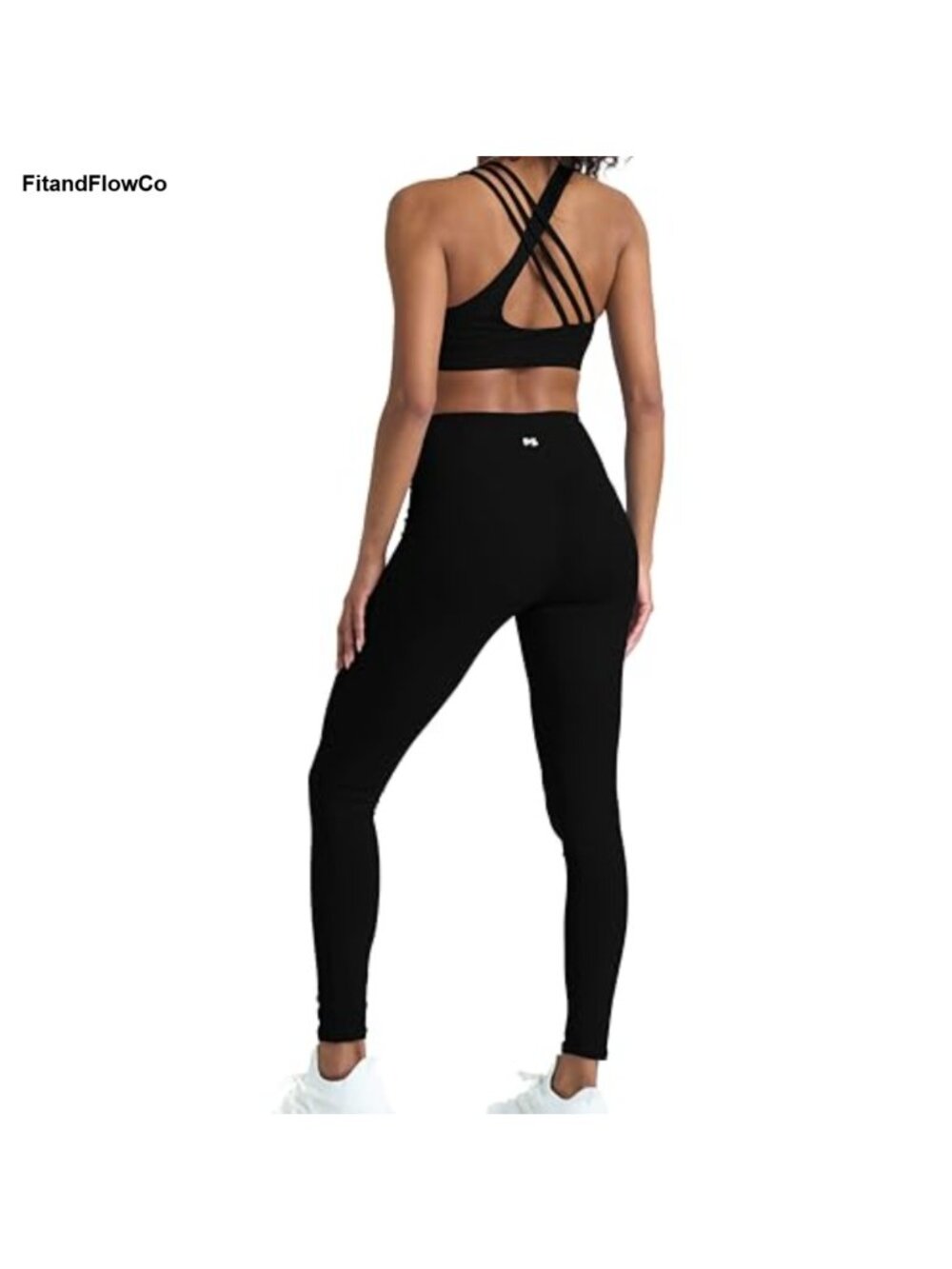 Women's Activewear Set Strappy Sports Bra High Waist Leggings Yoga